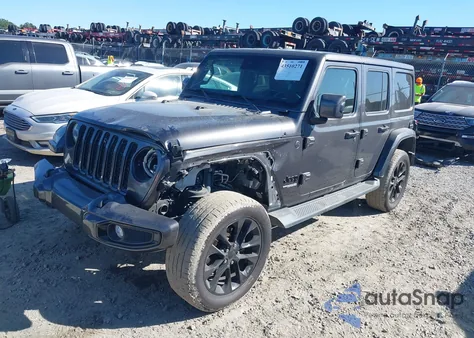 2021 Jeep Wrangler Unlimited High Altitude 4X4 из США, поврежденный, VIN 1C4HJXEGXMW665490